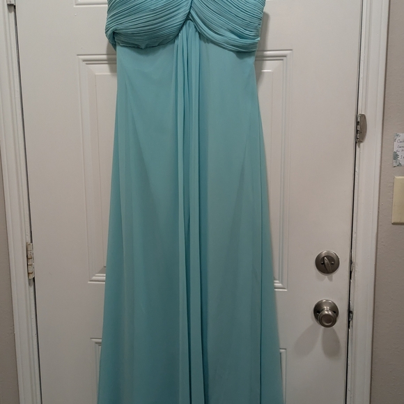 Ever Pretty Strapless Turquoise Dress - Picture 10 of 14
